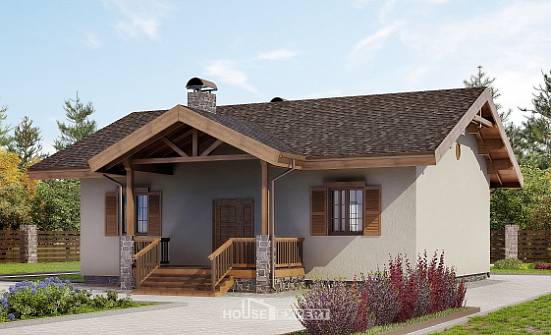 090-002-Л Проект одноэтажного дома, классический дом из кирпича Чернушка | Проекты домов от House Expert
