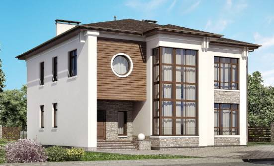 300-005-П Проект двухэтажного дома, просторный дом из кирпича Пермь | Проекты домов от House Expert