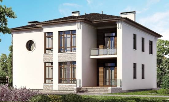 300-005-П Проект двухэтажного дома, просторный дом из кирпича Пермь | Проекты домов от House Expert