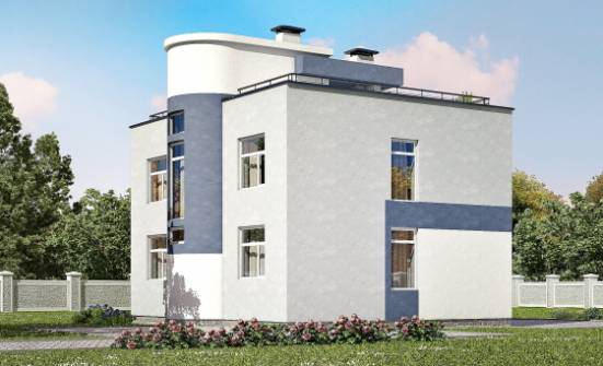 180-005-П Проект двухэтажного дома, классический дом из теплоблока Добрянка | Проекты домов от House Expert