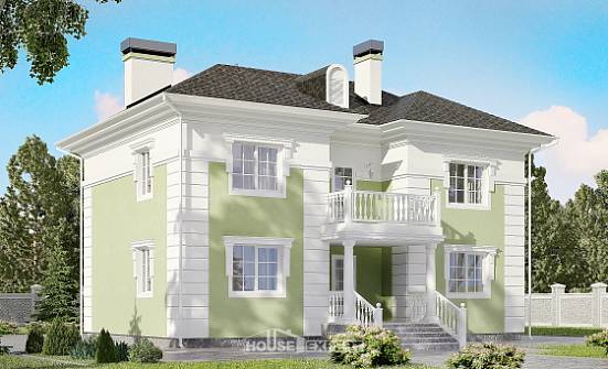 155-005-П Проект двухэтажного дома, компактный домик из керамзитобетонных блоков Губаха | Проекты домов от House Expert