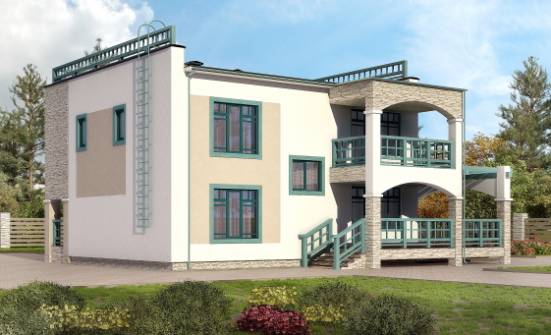 150-010-П Проект двухэтажного дома, бюджетный домик из кирпича Верещагино | Проекты домов от House Expert