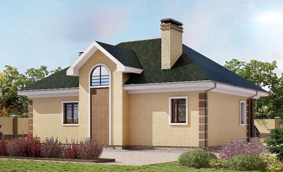 150-013-Л Проект двухэтажного дома с мансардой, экономичный домик из кирпича Чусовой | Проекты домов от House Expert