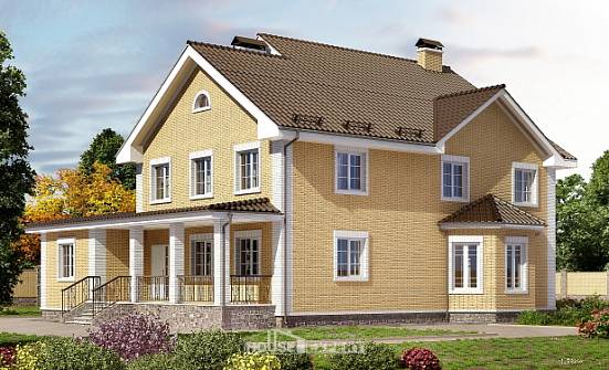 320-003-Л Проект двухэтажного дома, уютный домик из арболита Краснокамск | Проекты домов от House Expert