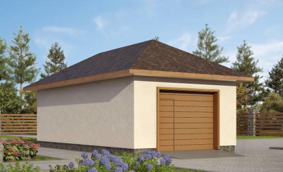 040-001-П Проект гаража из газосиликатных блоков Чердынь | Проекты одноэтажных домов от House Expert