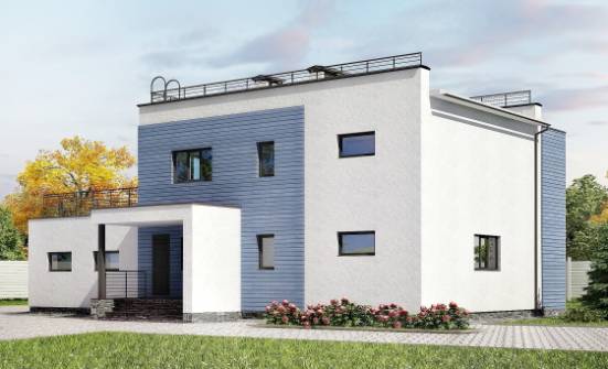 180-012-Л Проект двухэтажного дома, гараж, современный дом из кирпича Краснокамск | Проекты домов от House Expert