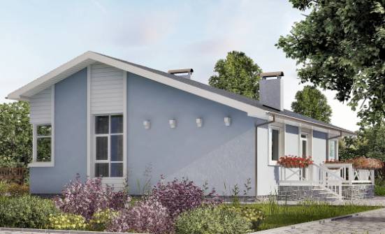 110-003-Л Проект одноэтажного дома, бюджетный загородный дом из блока Березники | Проекты одноэтажных домов от House Expert