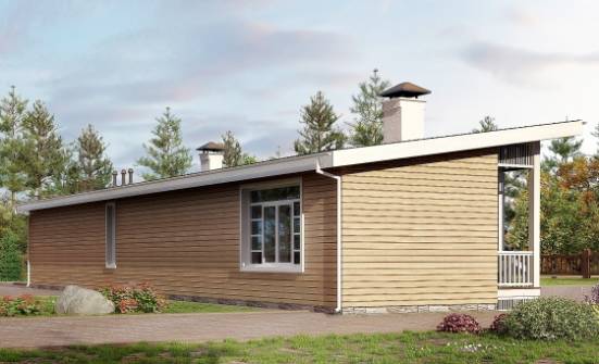110-004-Л Проект бани из кирпича Чусовой | Проекты одноэтажных домов от House Expert