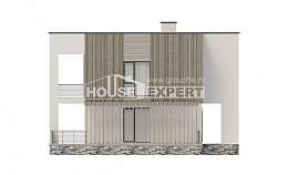 150-017-П Проект двухэтажного дома, бюджетный коттедж из газосиликатных блоков Красновишерск, House Expert