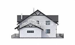 290-003-П Проект двухэтажного дома с мансардой, огромный загородный дом из теплоблока Очер, House Expert