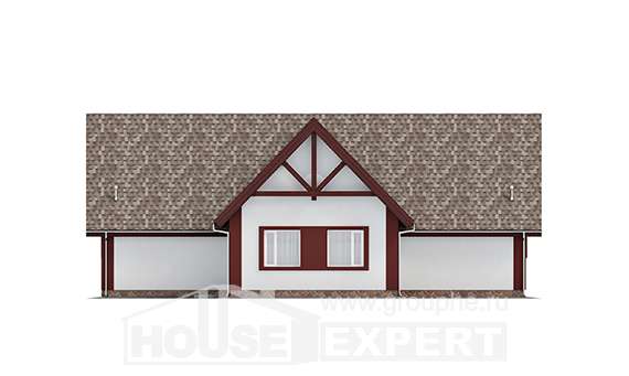 145-002-Л Проект гаража из теплоблока Чусовой, House Expert