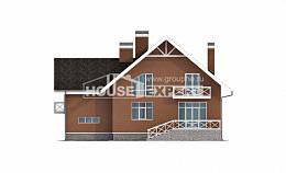 215-001-П Проект двухэтажного дома с мансардой и гаражом, просторный коттедж из керамзитобетонных блоков Березники, House Expert