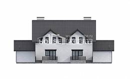 290-003-П Проект двухэтажного дома мансардный этаж, большой загородный дом из арболита Чайковский, House Expert