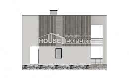 150-017-П Проект двухэтажного дома, доступный коттедж из твинблока Чайковский, House Expert